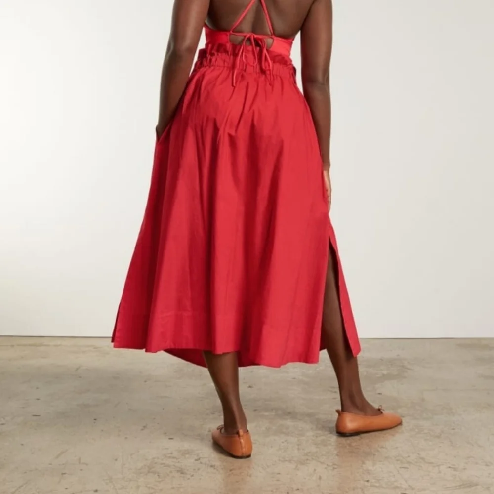 EVERLANE The Easy Button-Front Skirt - Picture 5 of 12
